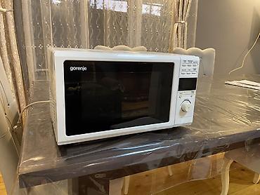islenmis soba: Mikrodalğalı soba Gorenje, Ayrıca dayanan, Mikrodalğalar ilə, rəng - Ağ, İşlənmiş — 5