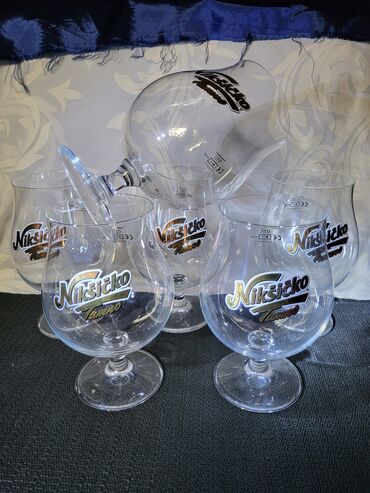 Čaše: Case za pivo,vintaz,nove Niksicko tamno Nemacka,kristalno staklo — 5