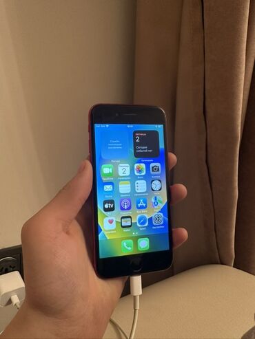 Apple iPhone: IPhone 8, 256 ГБ, Красный, Кабель, 100 % — 2