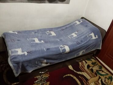 купить односпальную кровать с матрасом: Односпальная Кровать, Б/у