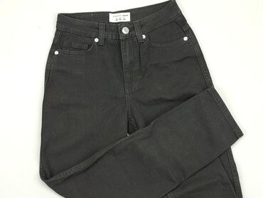 spódnice jeansowe czarne allegro: Jeansy, Terranova, XS, stan - Idealny