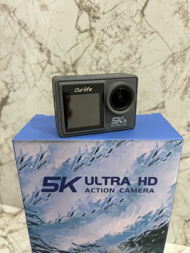 Videokameralar: 📸 OurLife 5K Ultra Action Kamera — Xarakteristika 	•	🎥 Video Çəkilişi — 1