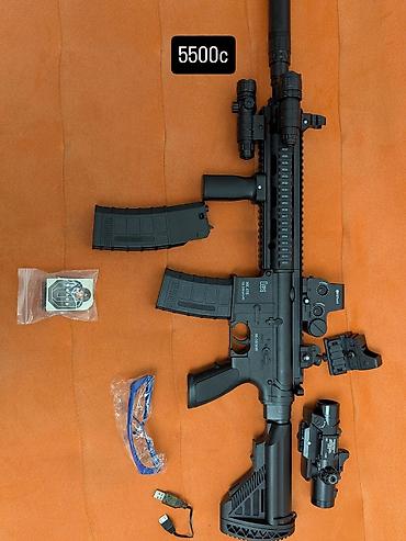 Оюнчуктар: Продается орбизный автомат HK-416. Есть два магазина, два прицела — 5