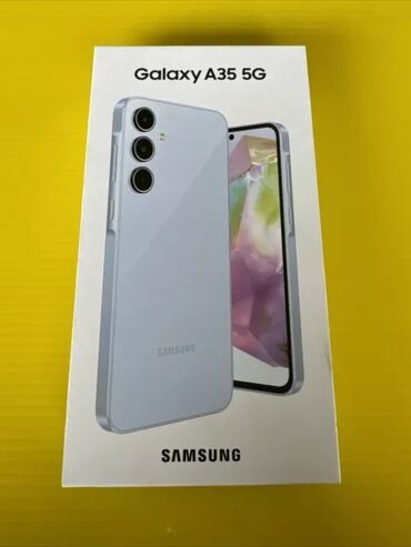 а 71 самсунг: Samsung Galaxy A35, Новый, 128 ГБ, цвет - Голубой, 2 SIM