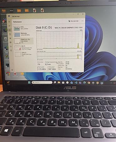 oyun aksesuarları: İşlənmiş ASUS Vivobook, 15.6 ", Intel Celeron, 256 GB, Pulsuz çatdırılma — 6