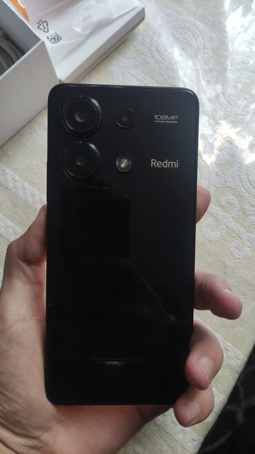 nfc: Redmi Note 13, 256 GB, rəng - Qara, Barmaq izi