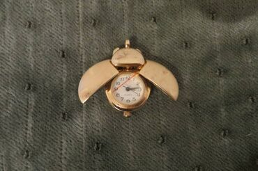 srebrni nakit kompleti: Buba privezak sat za oko vrata, sve ispravno potpuno ocuvano pozlata