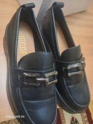 женские слипоны на высокой подошве: Ölçü: 36.5, rəng - Qara, Yeni