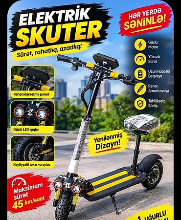 Elektro sukiter yenidir, başqa modellerimizdə var. 380 manatdan