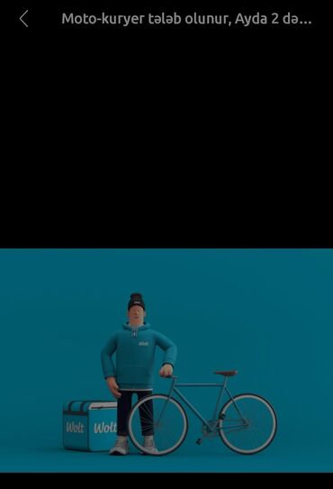 Digər ixtisaslar: WOLT+BOLT FOOD GÜNDƏLİK MAAŞ ANCAQ BİZDƏ!!!!! İşsizsiz? o zaman — 6