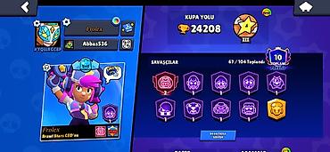 et doyen: Brawl Stars hesabı – “Frolex” - Kupa yolu: 24,208 - Liqa nişanı: III — 1