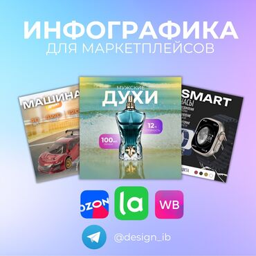 Другие услуги: Инфографика для маркетплейсов по доступным ценам! Хотите, чтобы ваш