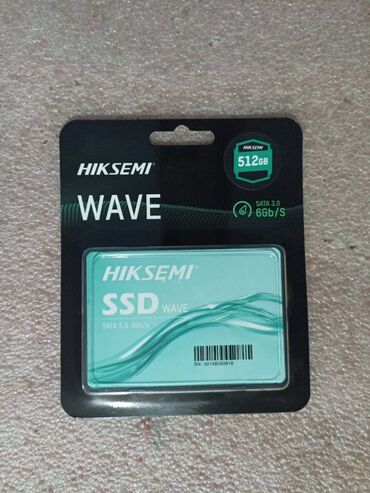 Настольные ПК и рабочие станции: Накопитель, Новый, Hikvision, SSD, 512 ГБ, 2.5"