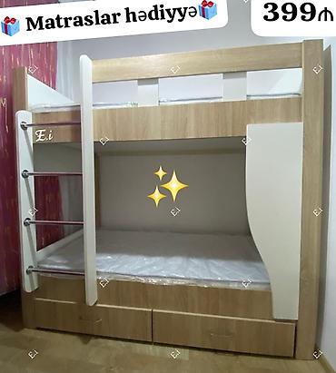 sintifon dosek: İki mərtəbəli çarpayı – 399₼ - Kompakt və funksional dizayn: yuxarı — 1