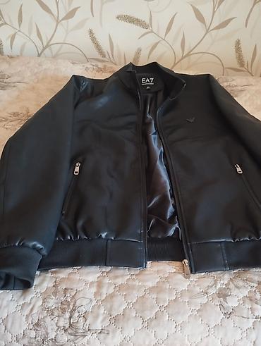 deri geyim: Kurtka, Bomber, Payız, Emporio Armani, 2XL — 1