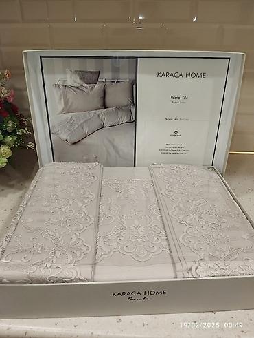 karaca home: Karaca Home – Valeria Gold (Private Series) nevresim dəsti - Model — 1