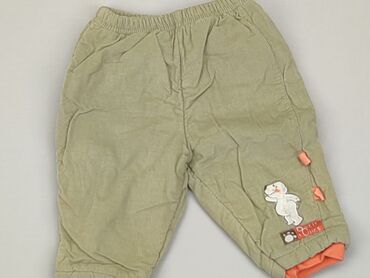 jeansy khaki: Niemowlęce spodnie materiałowe, 0-3 m, 56-62 cm, stan - Dobry