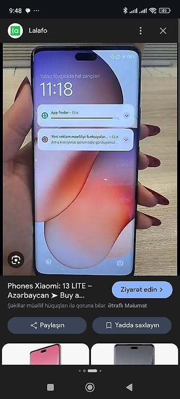 veten komputer: Xiaomi 13, 256 GB, rəng - Qara — 2
