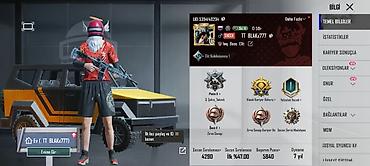 ev damaşniki: PUBG Mobile hesabı – TT BLAKx777 - Səviyyə: 68 - UID: 53934146204 - — 1
