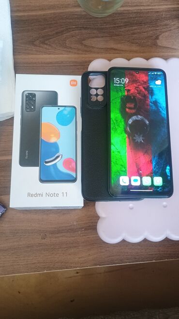 redmi note 11 ultra qiymeti: Xiaomi Redmi Note 11, 128 GB, rəng - Göy, 
 Düyməli, Sensor, Barmaq izi