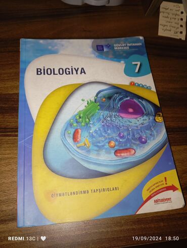 Kitablar, jurnallar, CD, DVD: Biologiya Dim 7-ci sinif