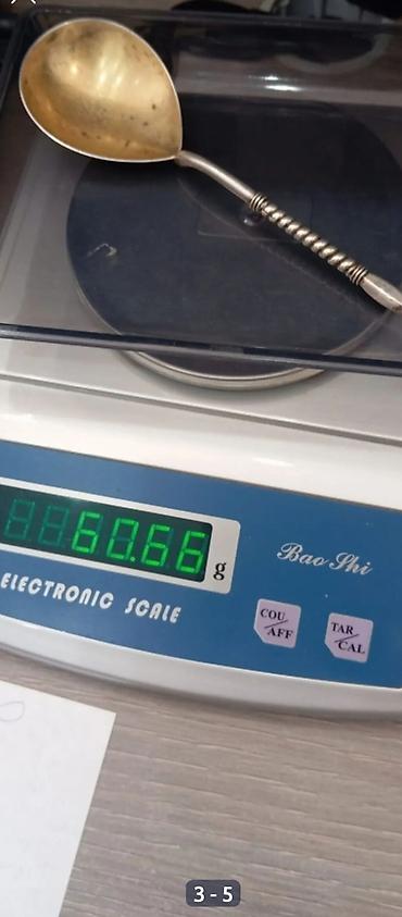murebbe satisi: Məhsul: 875 əyarlı gümüş qaşıqlar dəsti Tərkib və işçilik: - 875 prob — 2