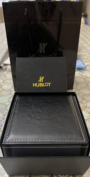 saat gence: Yeni, Qol saatı, Hublot, rəng - Qara — 3