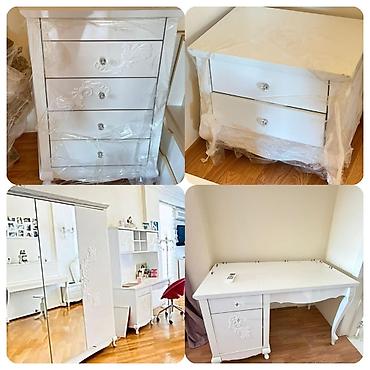 Ev üçün digər mebel: Endirim ‼️‼️Bellonadan Genc yataq desti 550₼ .mebele daxildir Qarderob — 1
