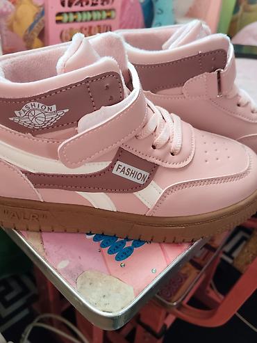 air force 1: Розовые высокие кеды/кроссовки Fashion для девочки - Цвет — 1