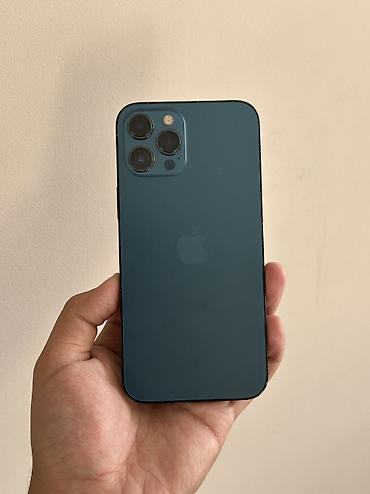 IPhone 12 Pro Max, Б/у, 128 ГБ, Pacific Blue, 100 %