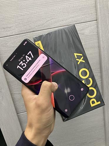 телефоны поко: Poco X7, Б/у, 512 ГБ, цвет - Черный, 1 SIM, 2 SIM — 2