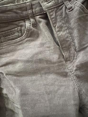 salvar: Şalvar, Calvin Klein, rəng - Bənövşəyi — 6