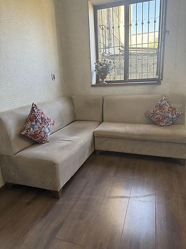 Künc divan dəsti - Model: L formalı künc divanı, 2 ayrı moduldan