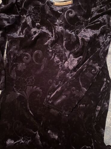 блузка из бархата: Вечернее платье, Короткая модель, Бархат, С рукавами, S (EU 36)