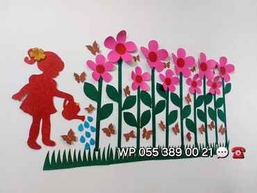 Şəkillər, tablolar: Şəkilləri çevirin zəhmət olmasa. Sinif otağı, bağça dekorları. XARI — 30