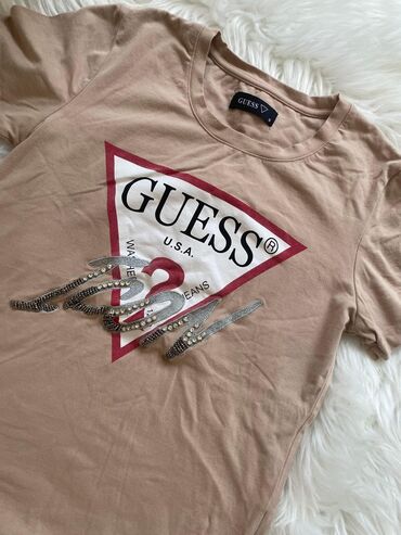 guess torba za plazu: M (EU 38), Flax, color - Brown