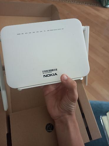 Modemlər və şəbəkə avadanlıqları: Nokia G-1425G-AE Wi‑Fi router - İki antenli güclü Wi‑Fi yayımı - Arxa — 2