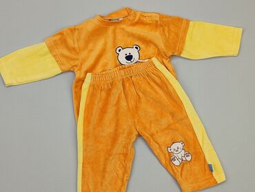 pomarańczowa koszulka dziecięca: Komplet niemowlęcy, 9-12 m, stan - Dobry