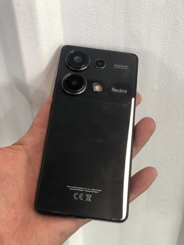 электрочайник xiaomi: Redmi, Redmi Note 13 Pro, Колдонулган, 256 ГБ, түсү - Кара, 1 SIM, 2 SIM