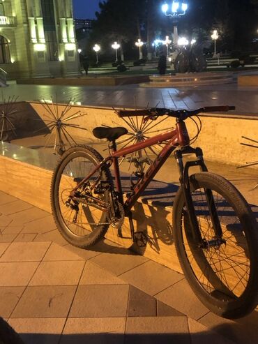 русский язык 2 класс учебник азербайджан: TREK dağ velosipedi - Çərçivə: Alüminium hardtail, qırmızı rəng, TREK