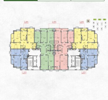 авангарт: 2 комнаты, 80 м², Элитка, 4 этаж