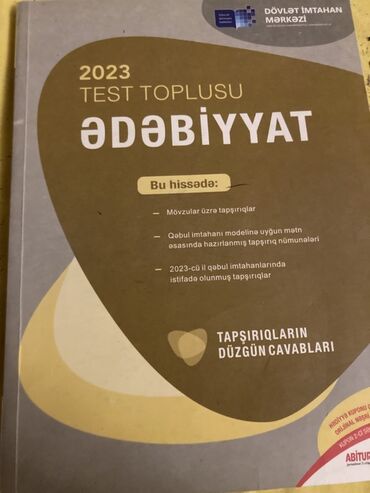 ədəbiyyat test toplusu 2020 pdf indir: 2023-cü il qəbul imtahanlarına hazırlıq üçün nəzərdə tutulmuş