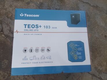 Процессоры: Tescom TEOS+ 103 Online UPS – 3 kVA Xüsusiyyətlər: - On-line (VFI)