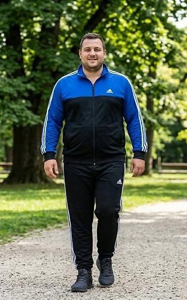 addidas sweat suit: Velike veličine muške trenerke pamučne XXL,3XL,4XL,5XL za samo 4500 — 2