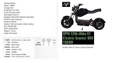 Ostali motocikli i skuteri: IBIKE CHOPPER SCOOTER, KAO NOVO, UNIKAT, IZUZETAN | Kao novo! ! ! — 17
