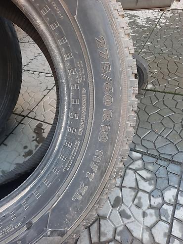зимный: Шины 275 / 60 / R 18, Зимняя шипованная, Б/у, Пара, Внедорожные (АТ/МТ), Nokian — 1