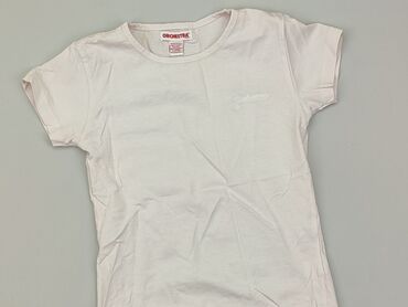 rozowa koszulka: Koszulka, 9 lat, 128-134 cm, stan - Bardzo dobry
