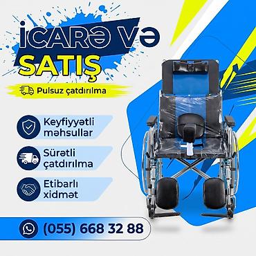 əlil arabası: İcarə və satış – çoxfunksiyalı əlil arabası Xüsusiyyətlər: - Rahat — 3