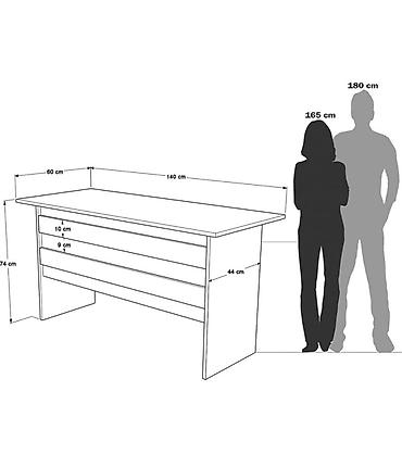 is masasi satisi: Ofis Masası – 140 x 60 x 74 sm - Ölçülər: uzunluq 140 sm, en 60 sm — 3