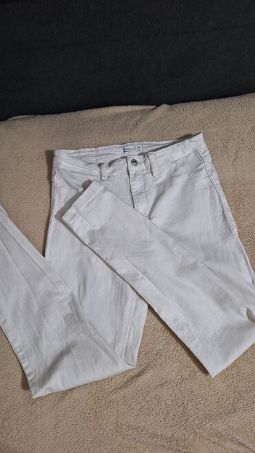 široke pantalone: XL (EU 42), Regular rise, Straight